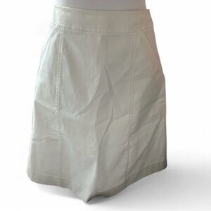 White A-Line Skirt